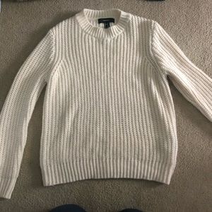 Cream Forever 21 Sweater